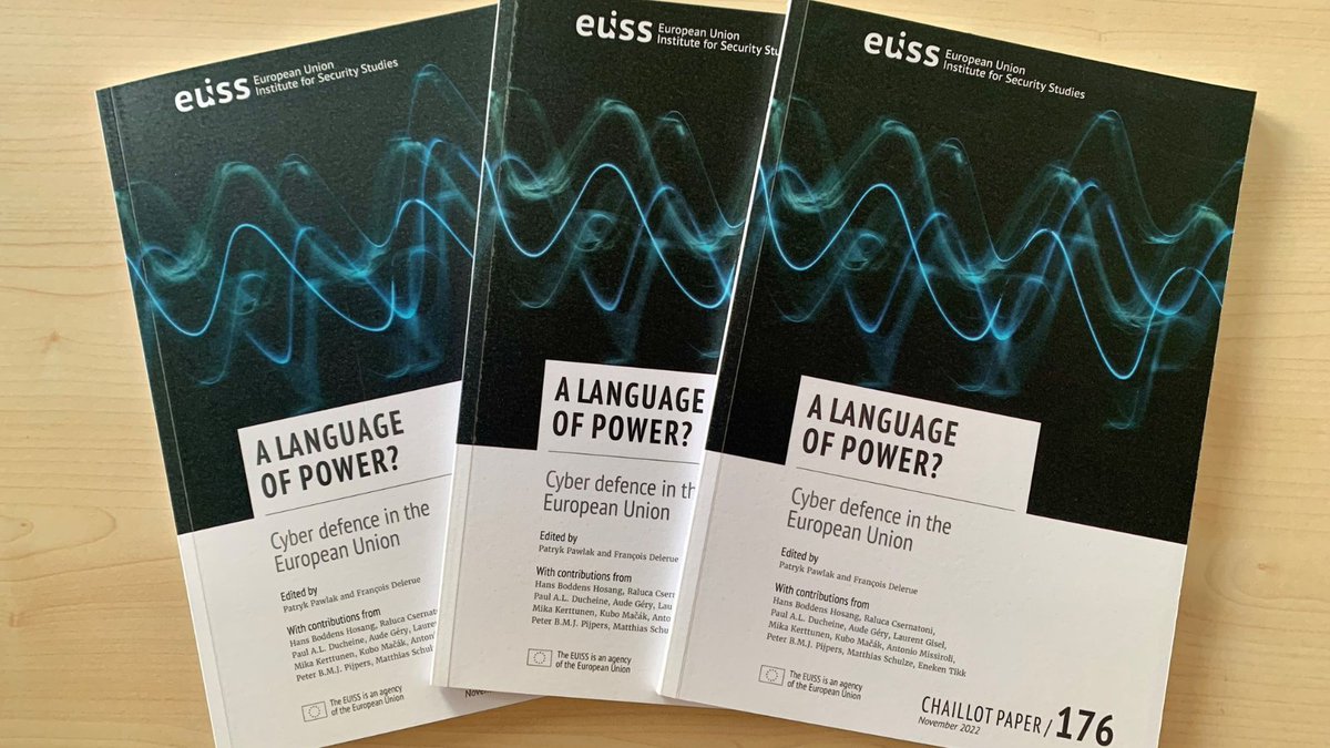 EU_ISS's tweet photo. 📚Paper copies of our Chaillot on EU #Cyber defence are now available!

Order 1⃣ for FREE on @EULawDataPubs 

🛒 https://t.co/oQyiC7h7Yc https://t.co/blfYCE2dyz