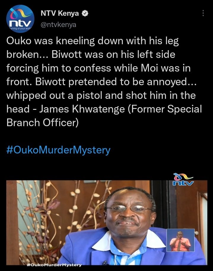 GeorgeAduda5's tweet photo. You can kill Ouko but you can't Bury the truth #Biwott it has a life of its own.  Most worrying is that same could happen today and they'd get away with it. https://t.co/iCThHDyWvb