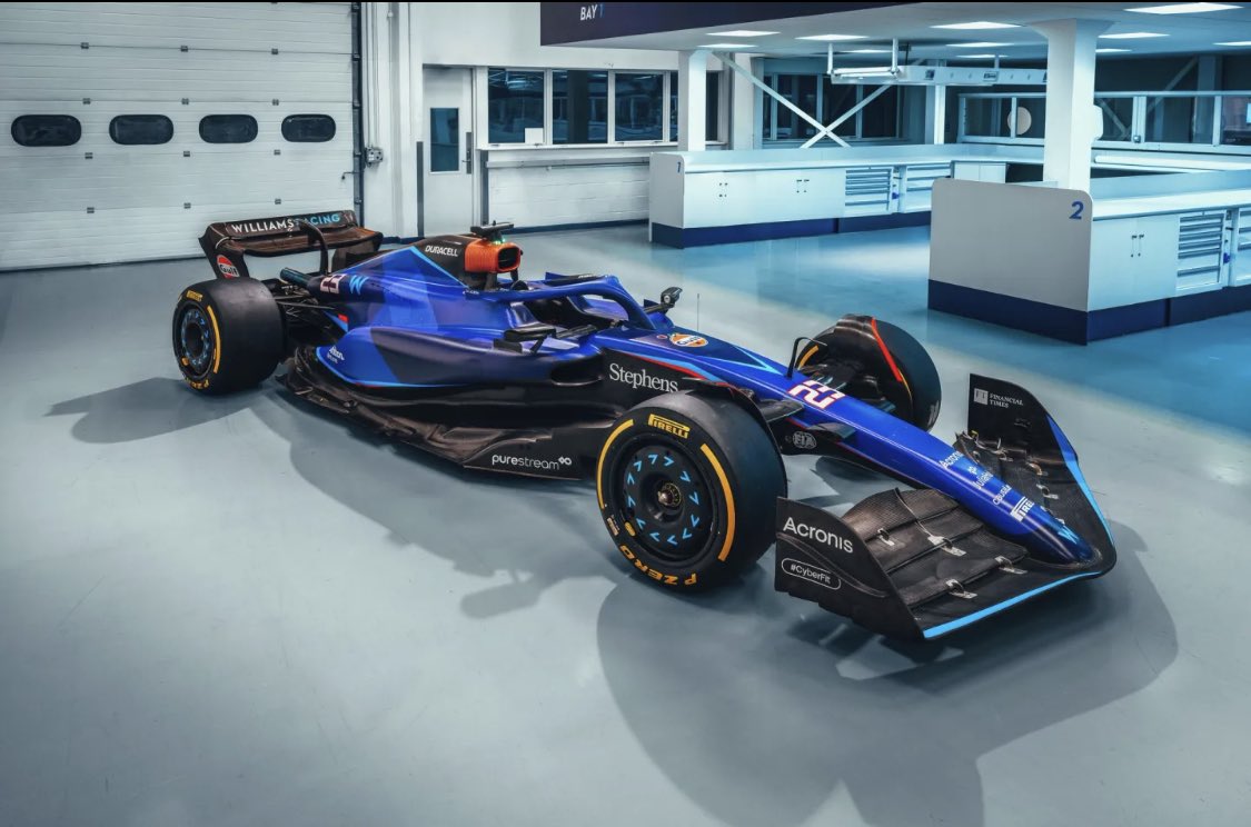 autosport's tweet photo. Here it is, the *actual* Williams FW45 👇

Will it be the car to take the team back to the upper F1 midfield (or better)? https://t.co/jPib2V7ABL