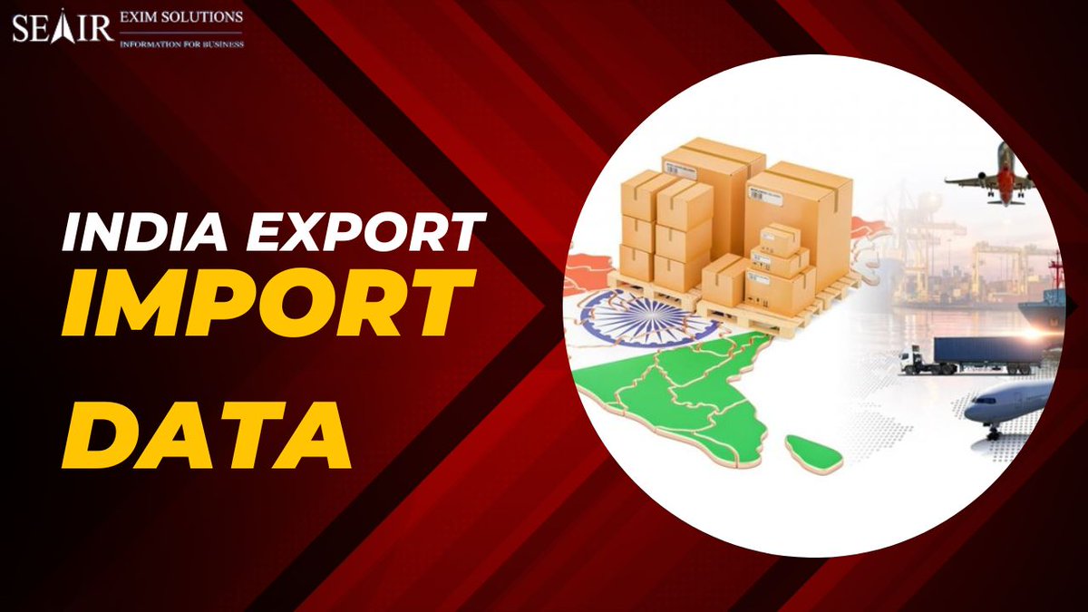 SeairExim01's tweet image. Seair Exim Solutions specializes in providing India export import data and Global Trade data for more than 120+ countries. 
For more details:- seair.co.in
#ExportImportdata
#Importexportdata
#ExportImportbusiness
#seair