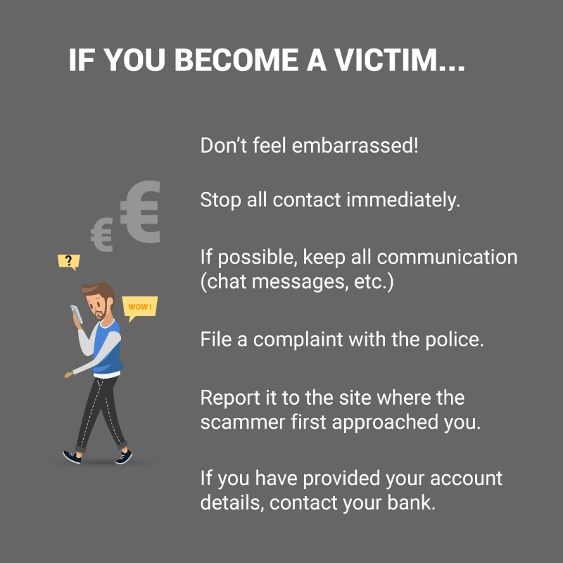 EC3Europol's tweet photo. Happy #ValentinesDay!

With great #love comes great responsibility. How can you make sure #Cupid is really behind the match?

#RomanceScams commonly take place on online dating websites. First contact can also happen via social media or email.

Unmask the scammer with our tips ⤵️