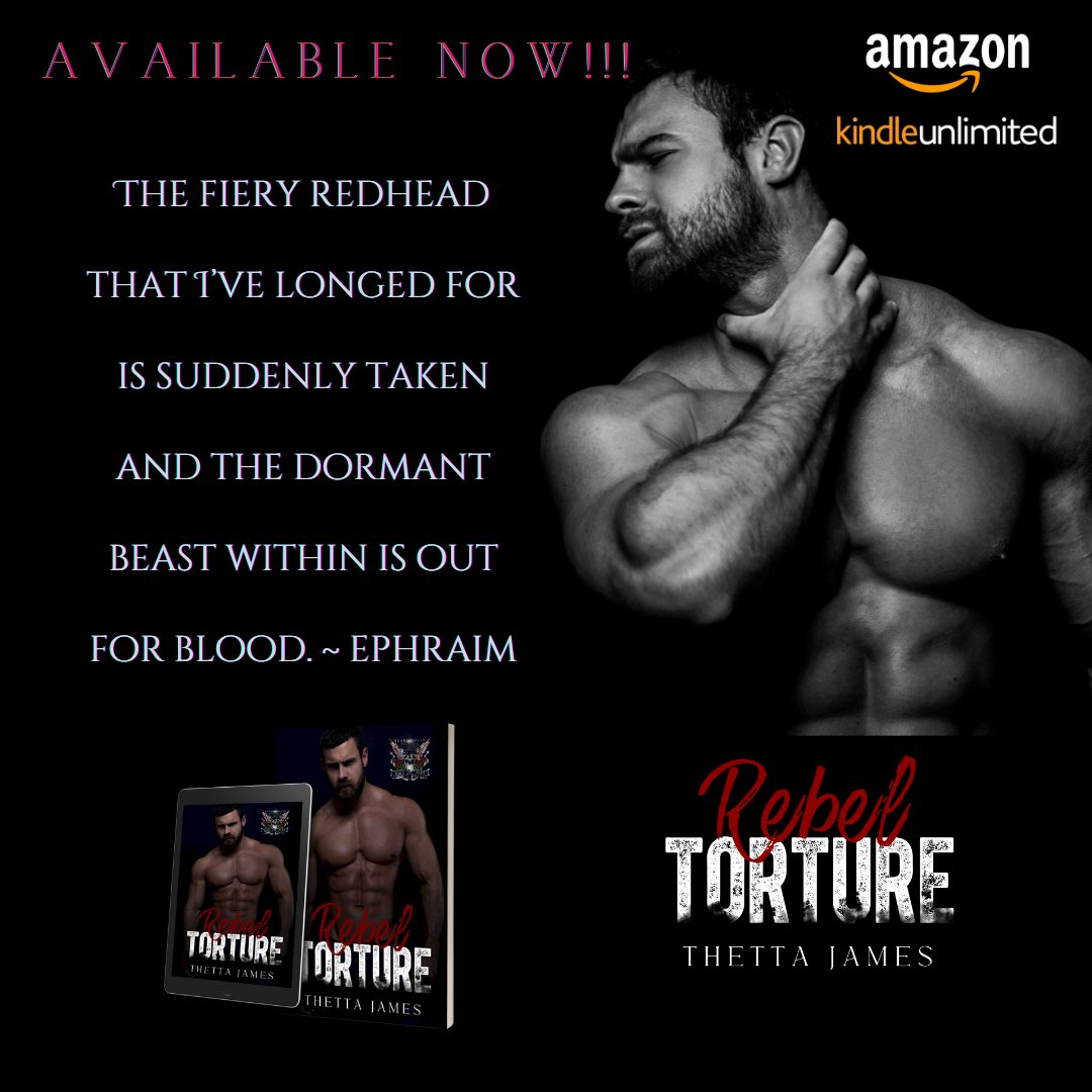 DS_Promotions1's tweet photo. ✩ Available NOW! ✩ #availablenow Rebel Torture by @thettaj is LIVE! #mcromance #rebeltorture #eroticsuspense #rebelsouls #thettajames #dsbookpromotions Hosted by @DS_Promotions1 https://t.co/bJryJsoGDM https://t.co/fW0QDv46yw