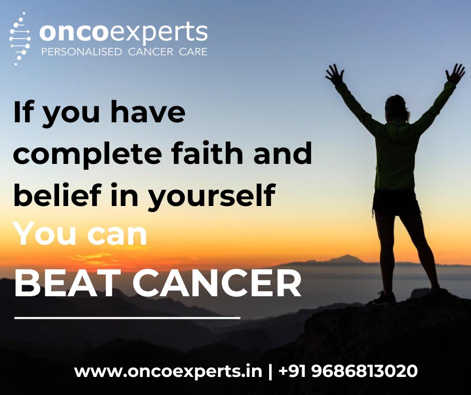 If you have complete faith and belief in yourself you can beat cancer.

Book an appoinment:- +91 9686813020
Web:- oncoexperts.in

#Cancer #Cancers #cancertreatment #cancerdoctor #oncologist #oncology #oncoexperts #cancersurgery #cancersurgeon