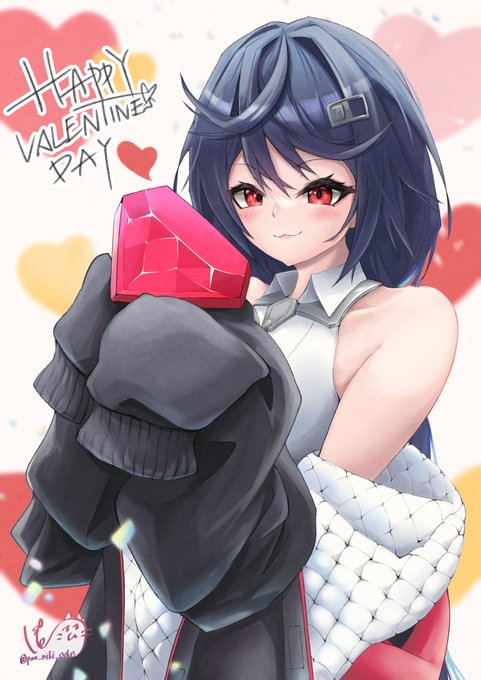 アレンからいつも頑張ってる指揮官ちゃんへバレンタインチョコ!🍫💕 