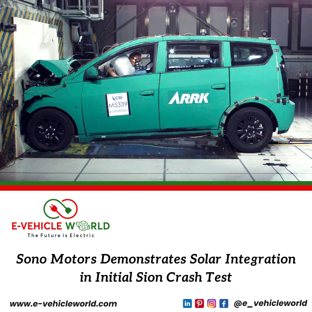 Sono Motors Demonstrates Solar Integration in Initial Sion Crash Test.
#evnews #evindustry #solarpower #solar #electricvehicles #vehicletesting #automotivenews #crashtest #solartechnology #solartech #evtech #evtechnology #automotiveindustry