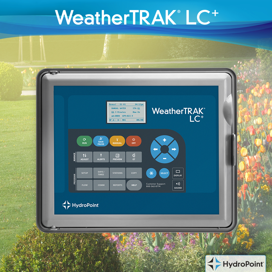 WeatherTRAK LC+  has sophisticated automation that eliminates water waste!

Learn more here: bit.ly/35l1zlq

#hydropoint #weathertrak #smartwatermanagement #dripirrigation #irrigationlife