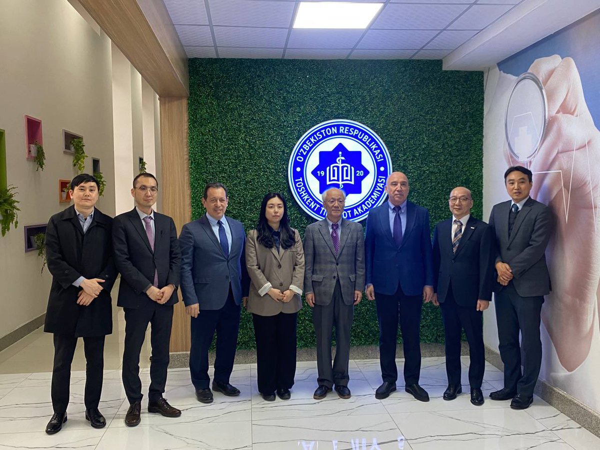 PKofih's tweet photo. Tashkent Medical Academy has long been KoFIH’s health development partner. We discussed future collaboration with Dr. Alisher Shadmanov, Rector of the Academy, and his team. https://t.co/7fync7nt4P