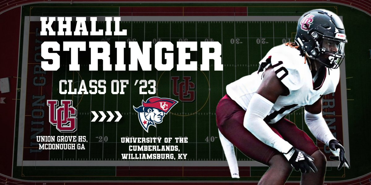 Join us in the UGHS Media Center at 4:00 to celebrate Khalil Stringer as he will sign to play with the University of theCumberlands in Williamsburg, Kentucky