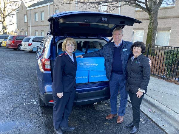 SalArmyCLT's tweet photo. 1,000 pairs of socks from our friends @SubaruSouth! THANK YOU for your continued support of families at the Center of Hope. https://t.co/x4OQljNnxa