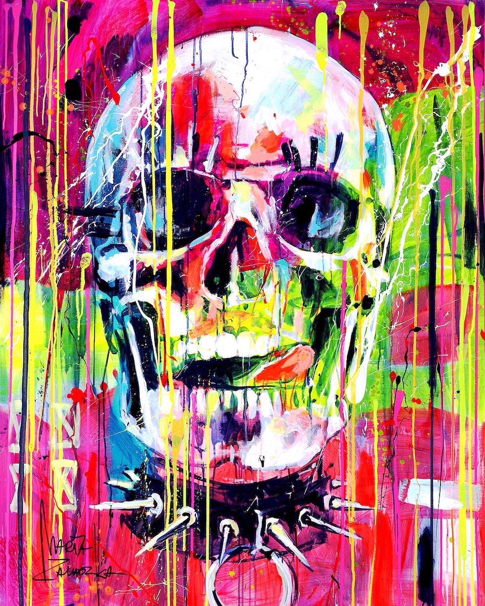 XRAYTED_ZONE's tweet photo. Three of Marta’s paintings are still available for sale💀💀💀

https://t.co/CDslGAIjYC

The collaboration between @Slash and @marta_zawadzka in support of @onetreeplanted 🌳

#art #painter #fineart #slash #nftdrop #nft https://t.co/A38sP84mFJ