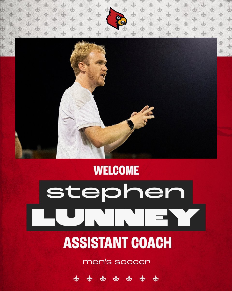 A big welcome to our newest assistant coach, Stephen Lunney!

"On top of all the successes, I also know Lunney is a fantastic person who our student-athletes will love working with." -<a href="/CoachHayden_UL/">John Michael Hayden</a> 

Details: uofl.me/3jS4vQ6

#GoCards