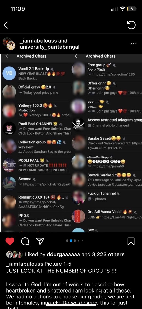 Meleenazzz's tweet photo. This will never end. Girls, for fuck sake don’t ever hesitate to cut ties with the ones in such groups. And yall men that have brains to not involve in these shits, please check on your friends/siblings phone and get their shits straight. https://t.co/mkhnpEOn8W