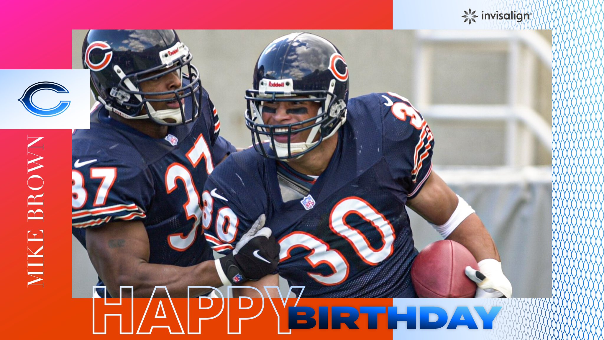 Wishing a happy birthday to former Bear Mike Brown! 