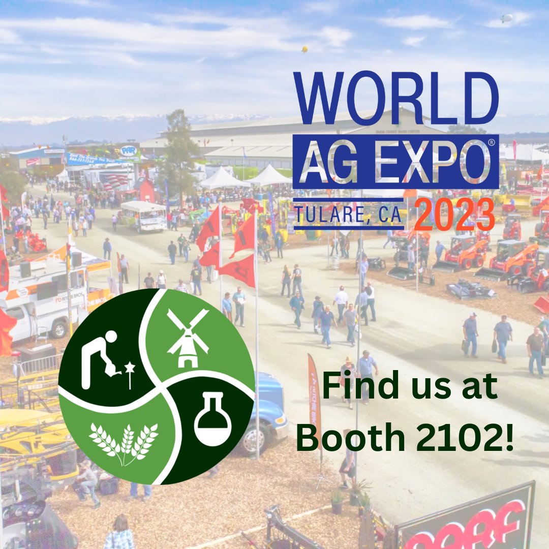 CustomAgIntel's tweet photo. Attending this week's World Ag Expo?
Come find us at Booth 2102!
And keep posted to our social media to watch our California adventure!
#saskag #WorldAgExpo #california #exhibition #CustomAG #addingrealvalue https://t.co/2nm4YUusmp