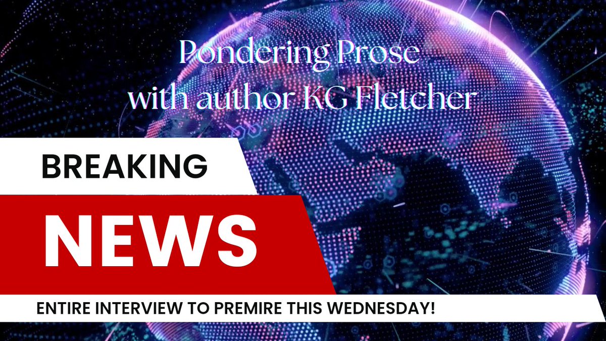 This week on Pondering Prose, I interviewed author <a href="/kgfletcher3/">KG Fletcher</a> 
Check out the Sneak Peek here👇
youtu.be/yIQ0zIvv3ng

#WritingCommunity #writerslift #readingcommunity #romancebooks