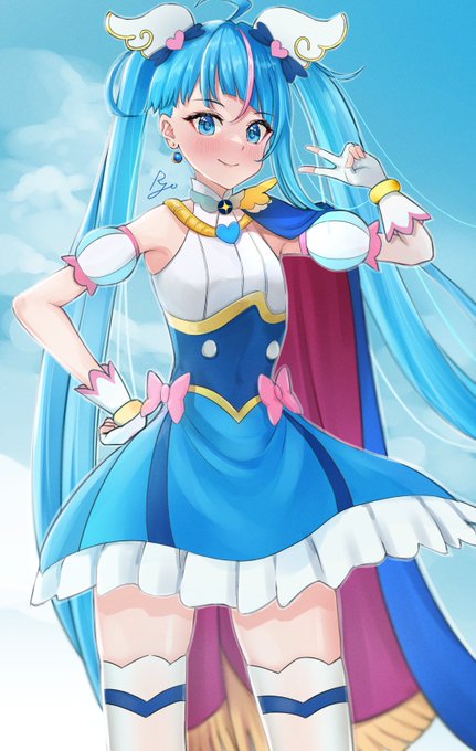 #ひろがるスカイプリキュア リクエストのあったイラスト描けた! 