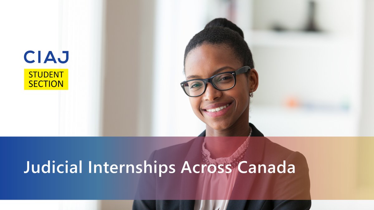 CIAJ_ICAJ's tweet photo. You are a law student and you want to gain experience? CIAJ’s Judicial Internship Across Canada Program is perfect for you. Send us your application before April 14, 2023
👉🏽 https://t.co/f2V99zxm9K     @OsgoodeNews @UTLaw @uocommonlaw @LAWMcGill @AllardLaw @TRULaw @queensulaw https://t.co/eXS2iQQs0i