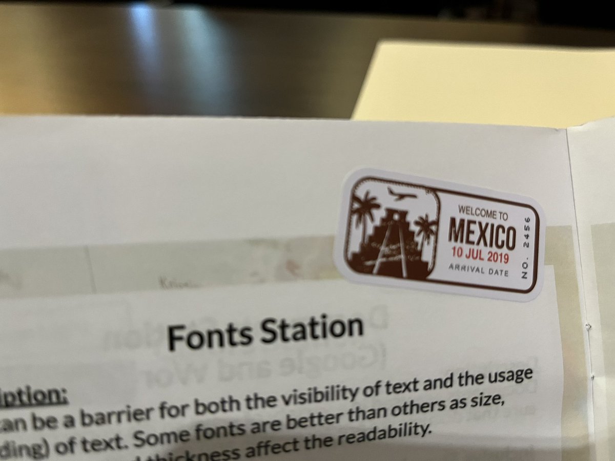 Great session on accessibility for all! I even got to travel the world today! The Google, fonts, colors, and presentation stations were my favorite. <a href="/MCIULearns/">MCIULearns</a>