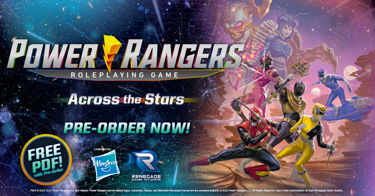 Announcing Day of Destiny - A Power Rangers Roleplaying Game Actual Play! - Renegade Game Studios