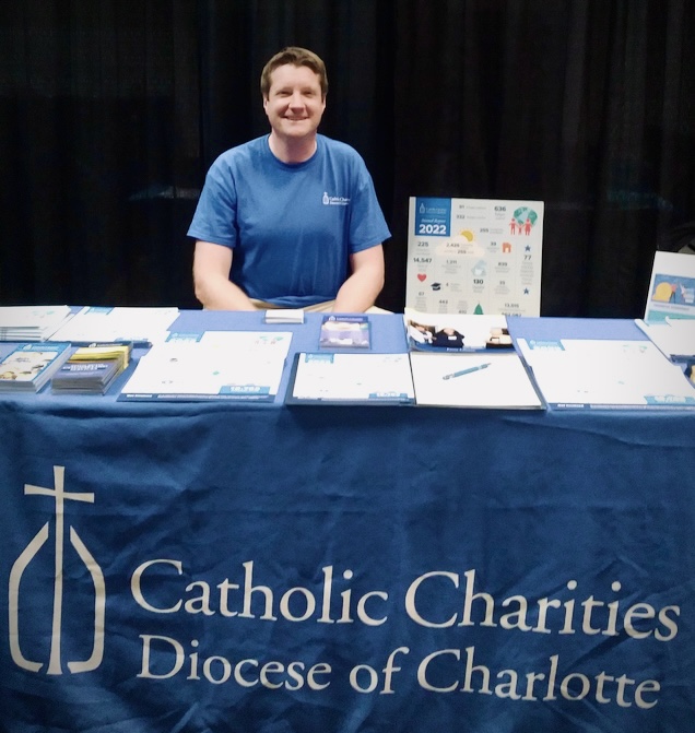 Catholic Charities Diocese of Charlotte (@ccdoc) on Twitter photo We had an amazing time at the 5th Annual Volunteer Expo hosted by <a href="/JrLeagueAVL/">Jr League AVL</a>! Our Western Region Director, Jesse Boeckermann, was so happy to represent the work we do in the community. Thanks for the opportunity! #GivingBack #Volunteer #CatholicCharities We had an amazing time at the 5th Annual Volunteer Expo hosted by <a href="/JrLeagueAVL/">Jr League AVL</a>! Our Western Region Director, Jesse Boeckermann, was so happy to represent the work we do in the community. Thanks for the opportunity! #GivingBack #Volunteer #CatholicCharities