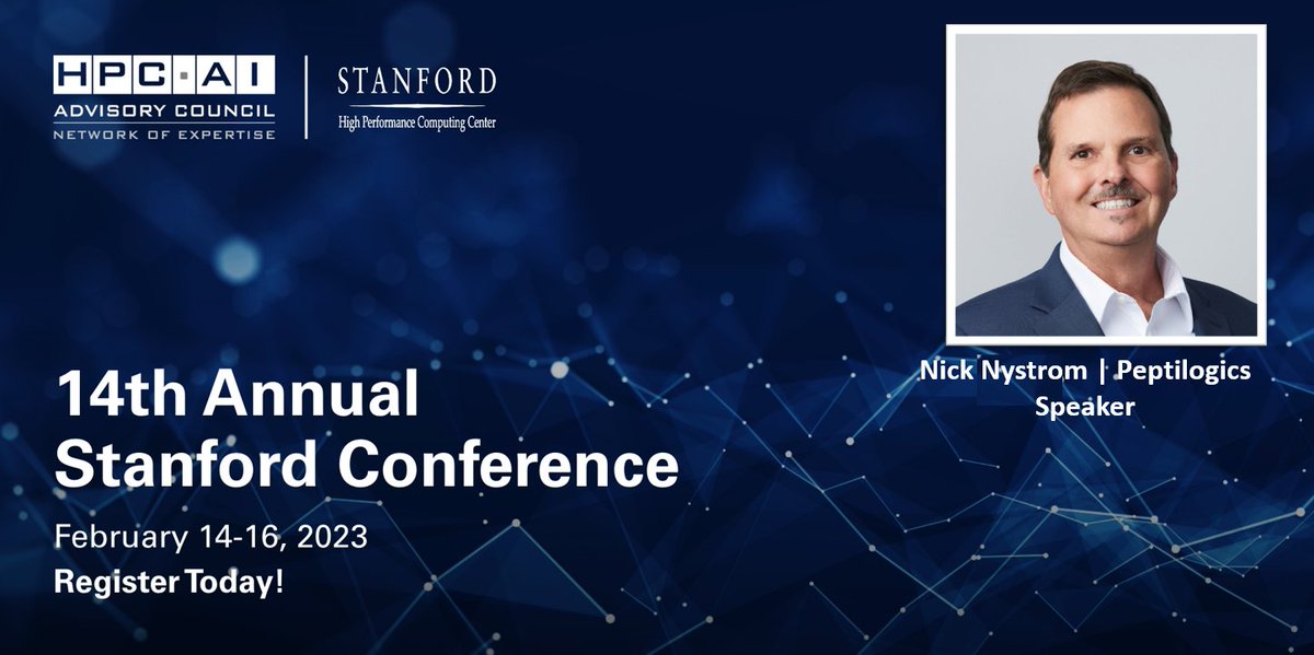 Peptilogics, Inc. (@peptilogics) on Twitter photo Our Chief Technology Officer, Nicholas Nystrom, is speaking at the <a href="/hpccouncil/">HPC-AI Advisory Council</a> 14th Annual Stanford Conference to discuss the use of generative AI to unlock chemical spaces for novel drug design & our #AI #peptide #drugdiscovery platform, #Nautilus. bit.ly/3HULfLb #HPC Our Chief Technology Officer, Nicholas Nystrom, is speaking at the <a href="/hpccouncil/">HPC-AI Advisory Council</a> 14th Annual Stanford Conference to discuss the use of generative AI to unlock chemical spaces for novel drug design & our #AI #peptide #drugdiscovery platform, #Nautilus. bit.ly/3HULfLb #HPC