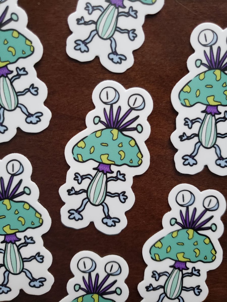 these funky little stickers are up on my etsy shop! 
etsy.com/ca/shop/violet…