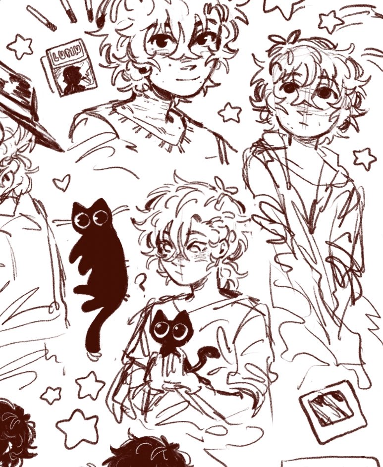 Doing another big doodle page for soukoku get me out of here 