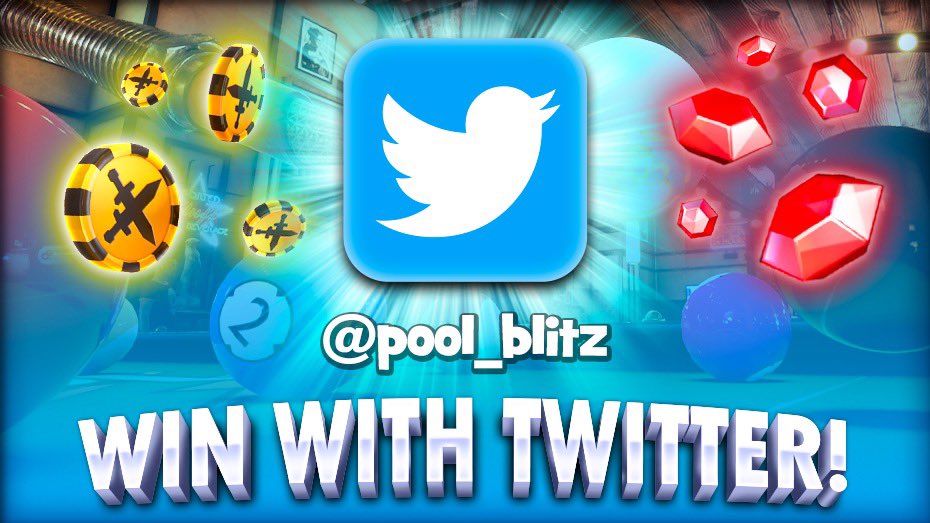 pool_blitz's tweet photo. Win with PoolBlitz on Twitter! Retweet & Follow us to win 500 GEMS!!!!!! Worth over Β£4.99 π (Ts&Cs apply: x1 winner selected at random. Winner will be contacted by DM. Ends 20/2/23. Not affiliated with Twitter) #winwithtwitter #poolblitz #8ballpool #9ballpool #Giveaway #win https://t.co/y42JDjETat