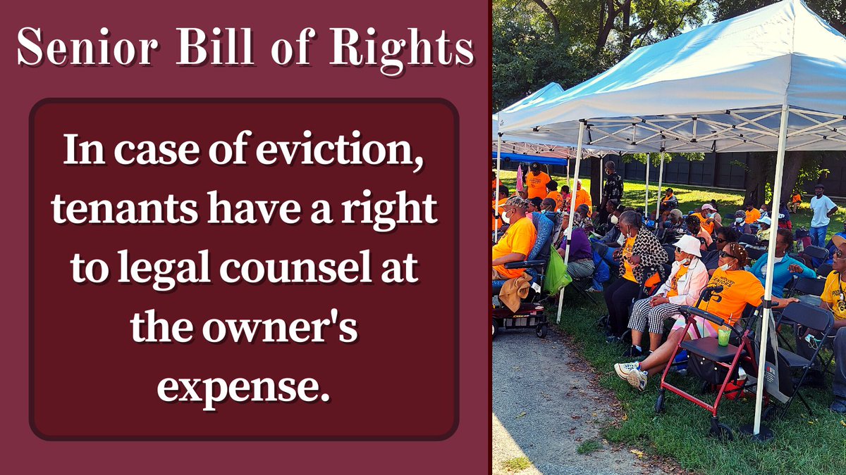 KOCOmmunity's tweet photo. Unfortunately, far too many seniors deal with building management companies that treat them disrespectfully. In far too many cases, seniors are intimidated and threatened with eviction. This is harassment and is illegal. #KOCOmmunity #BillofRights https://t.co/dvsppXEPuD