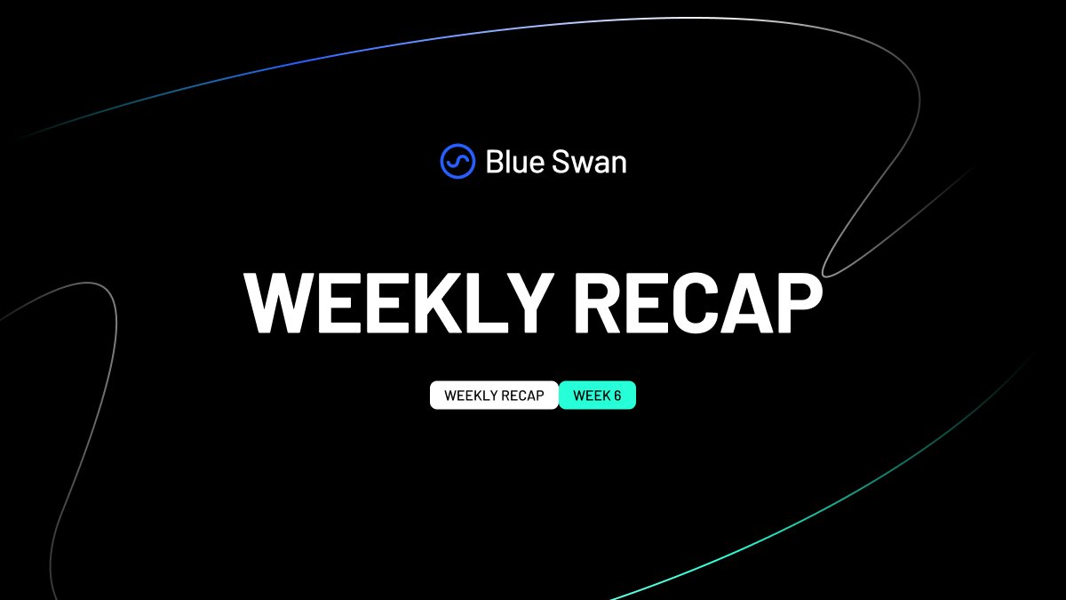 It’s time for our Weekly Recap! Last week at Blue Swan:

🚀 How to get our exclusive OG NFT by <a href="/MingoAirdrop/">Mingo</a>
🤝 Our CEO Diego Lijtmaer was interviewed by @defislate
👾 1004 new members in our Discord community
📬 We got featured in A Slight Airdrop of Alpha Newsletter