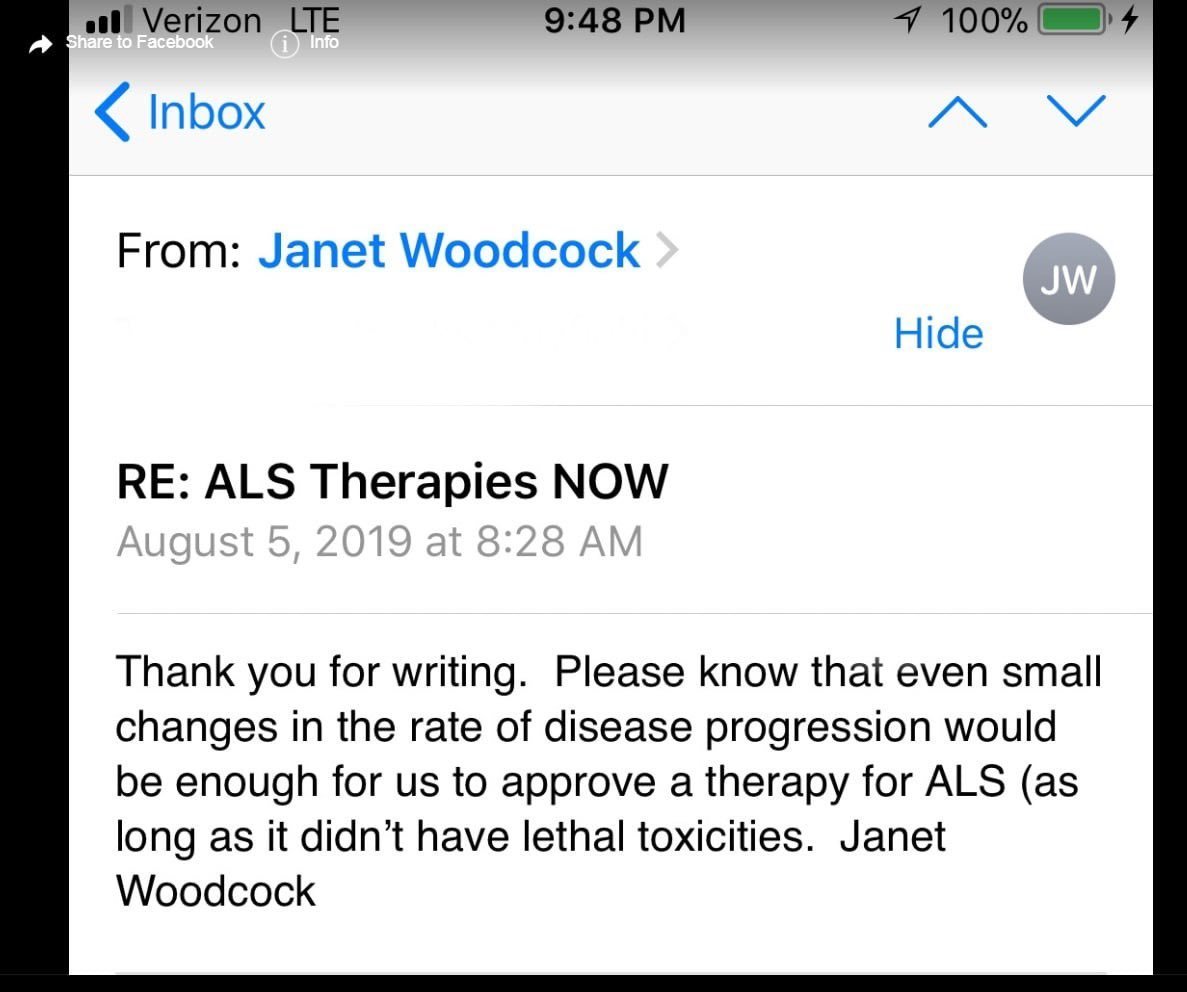aVoice4ALS's tweet image. Before 2019 Guidance Doc, @US_FDA promised #ALS community "small changes" would justify approval

Changes on #NurOwn?
☑ Standing out of wheelchair
☑ Breathing w/o bipap
☑ Swallowing food
☑ Walking 7 miles
☑ Operating your wheelchair
☑ Holding your penis
☑ Halting paralysis