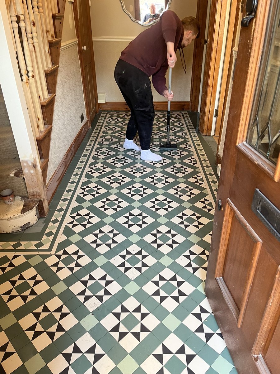 Nice new floor for this client  tiles from <a href="/londonmosaic/">London Mosaic</a> installation by <a href="/SurreyceramIcs/">Surreyceramics</a>