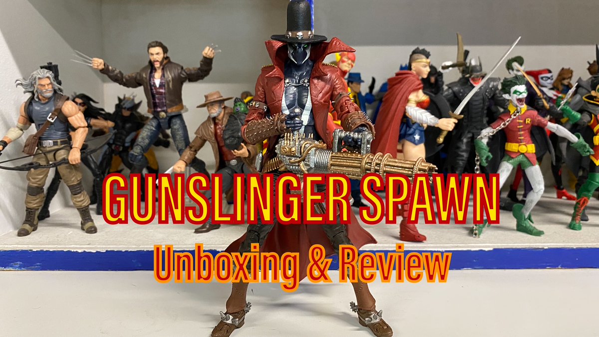 Gunslinger Spawn Action Figure Unboxing and Review! Link - youtu.be/mlE8QVXGFQ4 #spawn #gunslingerspawn #actionfigurereview