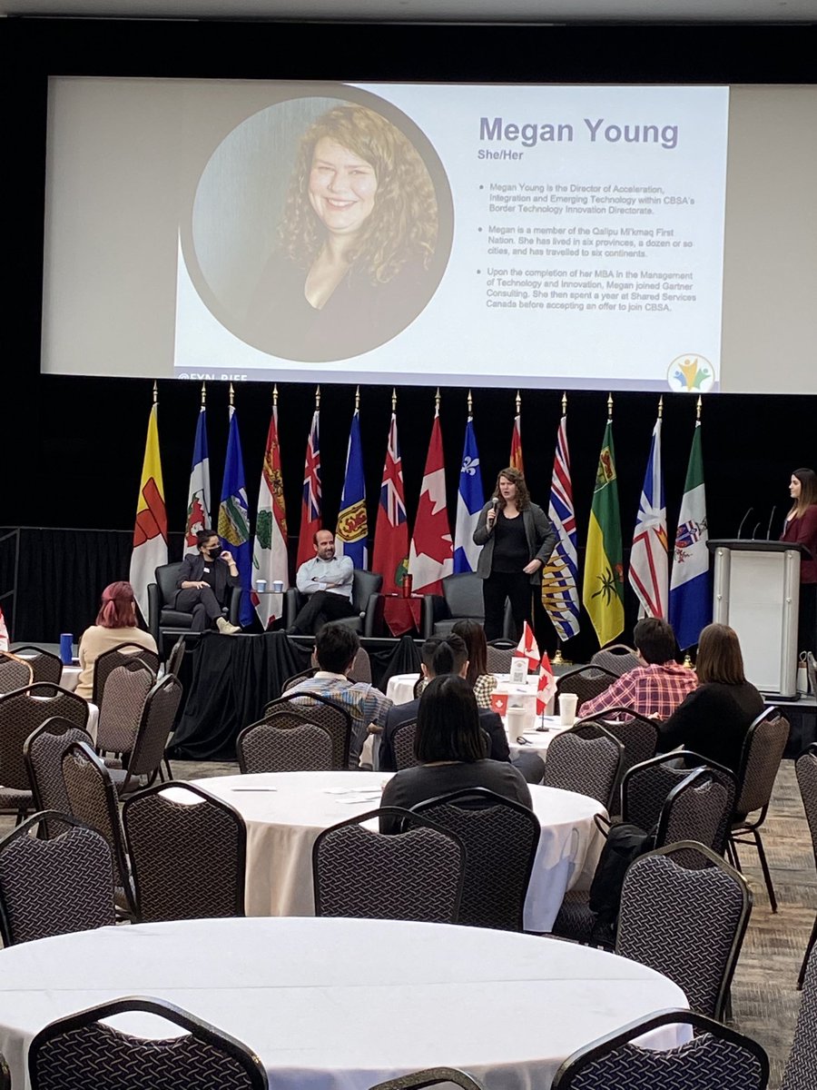 Jen_MacDougall's tweet image. ⁦@meganiyoung⁩ talking about the ‘slow no’ has me reflecting on innovation, risk tolerance, and Using Your Voice to Impact Change. ⁦@FYN_RJFF⁩