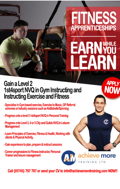 AchieveMore5_'s tweet photo. Fitness Apprenticeships🤸‍♂️🏋️‍♀️💪

#fitness #motivation #apprenticeships #achievemore https://t.co/oJSmlRm0FY