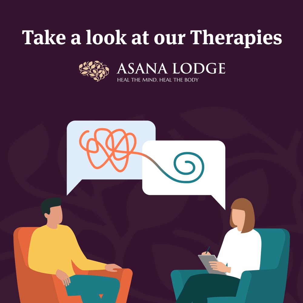 Psychological therapies are an important part of drug and alcohol rehab.

Take a look at the therapy options we offer here at Asana Lodge, including our exclusive Satori Chair Therapy!🌿

Learn more here ➡️bit.ly/3l8uWkW 
#therapy #rehabiliation #rehabtherapy #gethelp