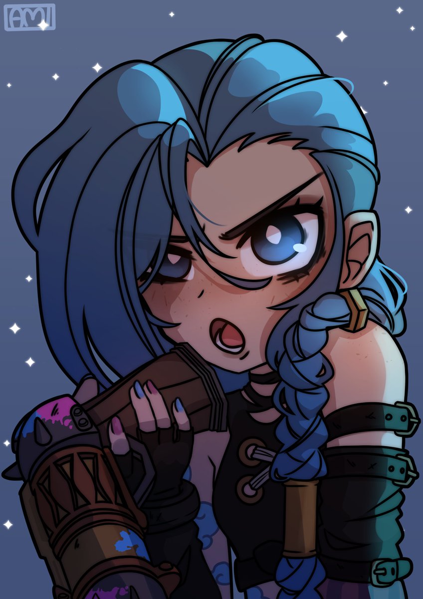 amicyberspace's tweet image. OMG I finally decided to finish this Jinx I started ages ago!! Hope you like how she turned out!✨🔫

#jinx #arcane #arcanefanart