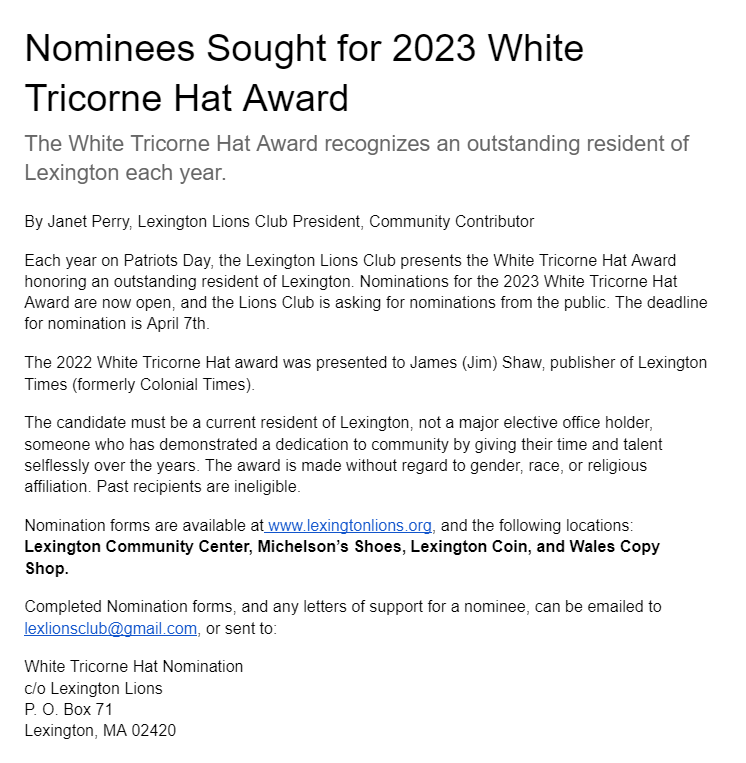 I asked ChatGPT to shorten a press release to 200 words.
Image 1 is the original.
Image 2 is ChatGPT.
Image 3 is mine.  
ChatGPT did better with a few sentences, which I will use.
<a href="/LexLions/">Lexington Lions </a> <a href="/DougLucente/">Doug Lucente</a> 
<a href="/ObserverLex/">LexObserver</a> - you can try it too with community submissions :)