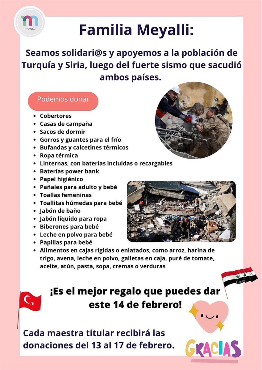 #FamiliaMeyalli los invitamos a ser parte de esta importante actividad, todo lo que puedan donar es de gran ayuda ¡Gracias por su valioso apoyo!