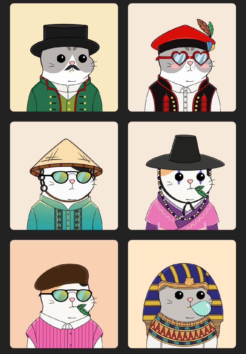 misstar56's tweet photo. They’re so cute!! 😍 @unicats_uc 

Get your own UniCats now ⬇️
https://t.co/j9mb85uklL

FREE MINT IS LIVE!! 🎁

#UNICATS #Freemint #Solana #nftcollector #NFTCommunity #NFTsales #nftart #SolanaNFT https://t.co/07sPo11bff