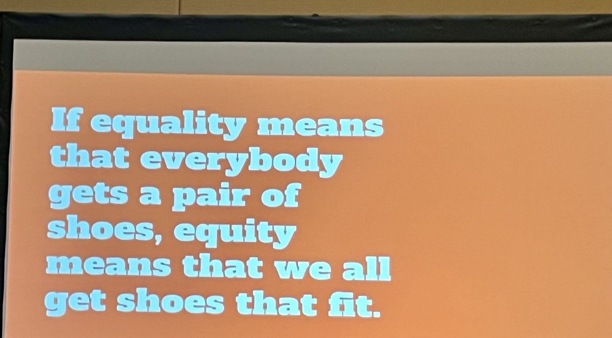 @VictoriaTheTech provides a great explanation of equity #IDEAcon