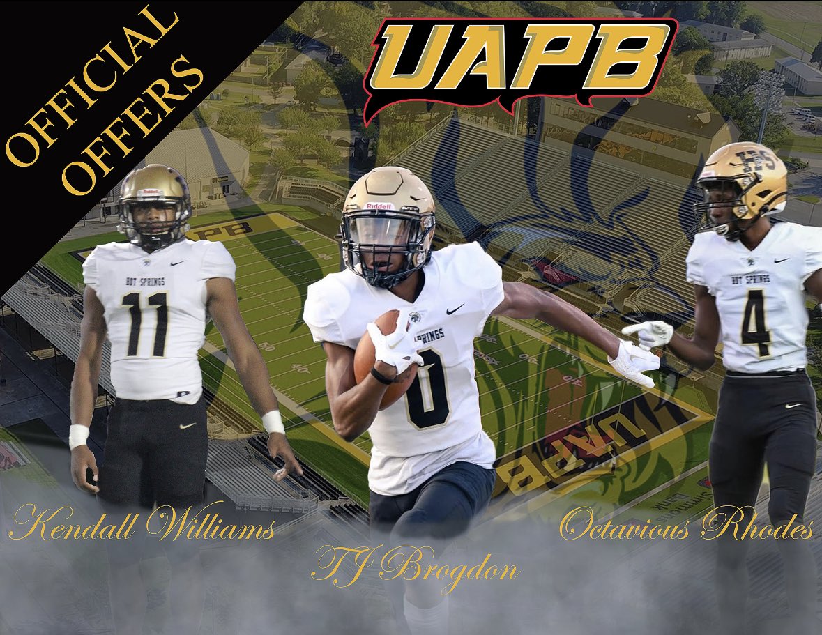 ‼️More Offers‼️ UAPB officially offered 3 of the Boyz of Troy! Congrats to Kendall Williams, TJ Brogdon, and Octavious Rhodes! Hard work is paying off for the Trojans! #DominaTe #BuilTDifferenT