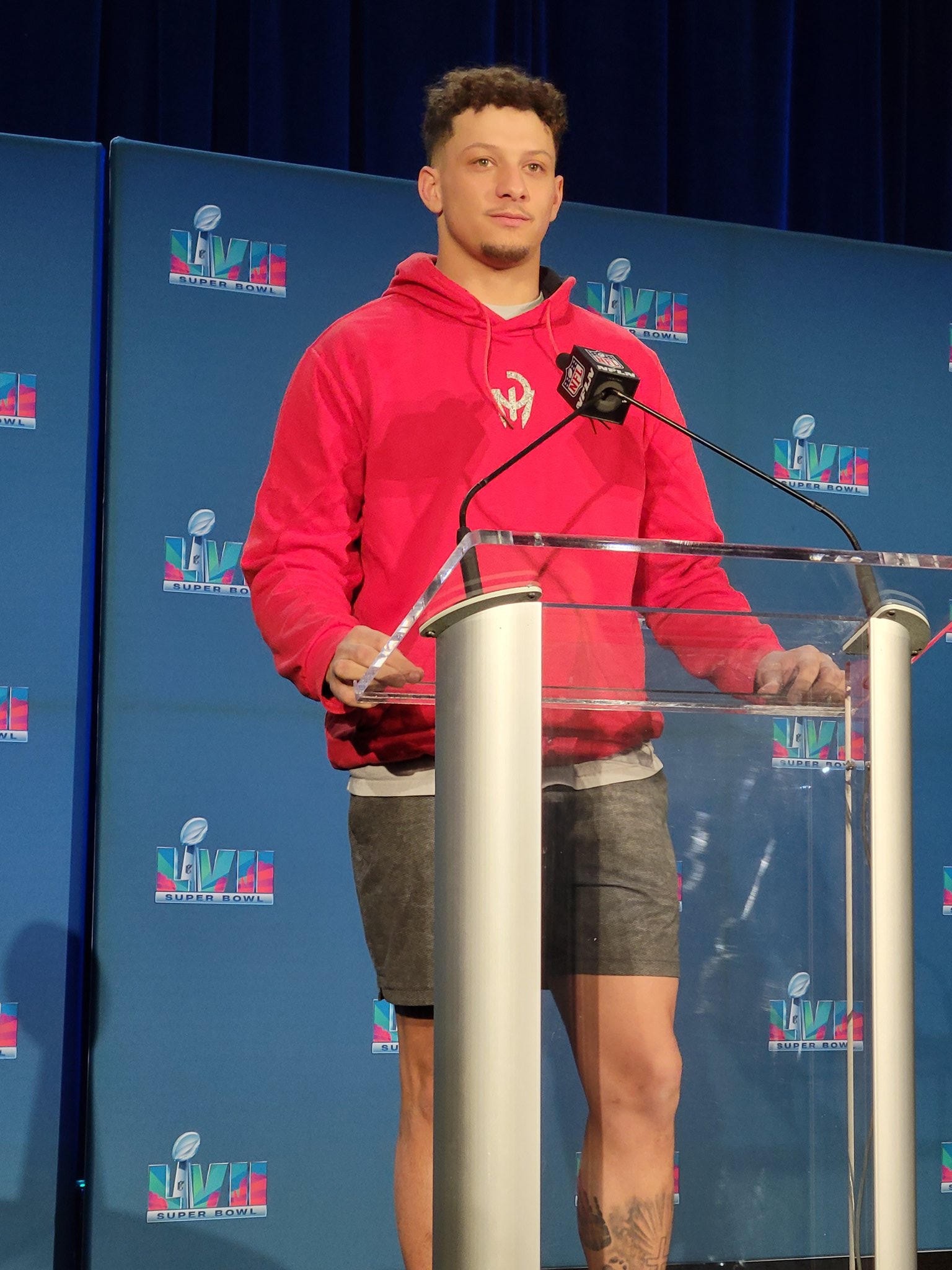 Adam Teicher on Twitter "Mahomes said the high ankle sprain won't