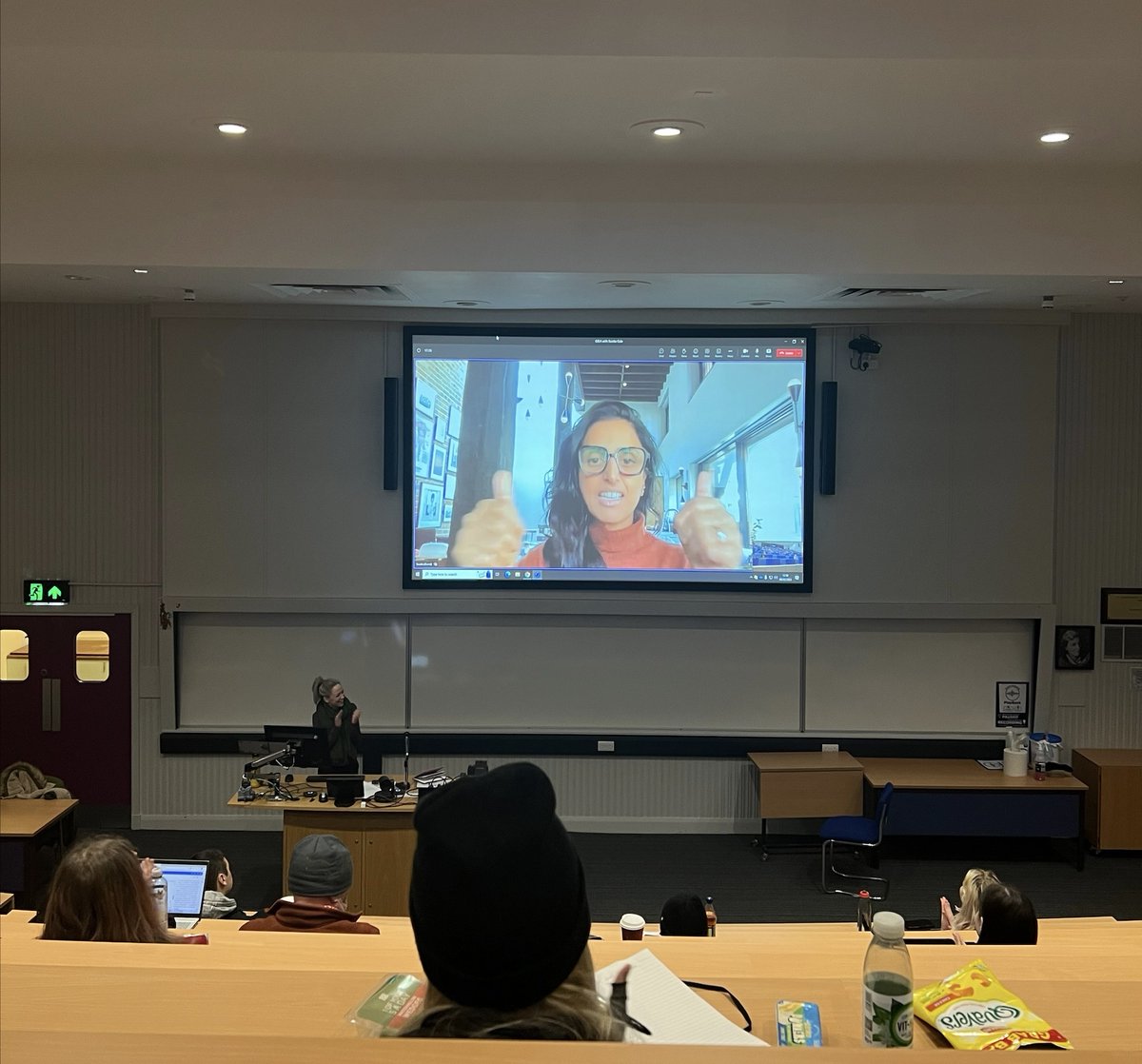 hostiledoc's tweet photo. On Thursday @hostiledoc screened @KeeleUniversity, at an event that included a Q&amp;A with dir. Sonita Gale @galeforcefilms - it was a continuation of Hostile’s Impact campaign, for which it has been screening in universities around the country. Our website: https://t.co/2nDslACqiV https://t.co/b1NCakDb8O