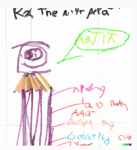 martycoop's tweet photo. Very important AI news. DALL.E 2 draws an exclusive portrait of ChatGPT - 'What does ChatGPT look like?' Comfortingly, it doesn't look like a Cylon. It's more... What's the word? https://t.co/q3RXpfNjCS