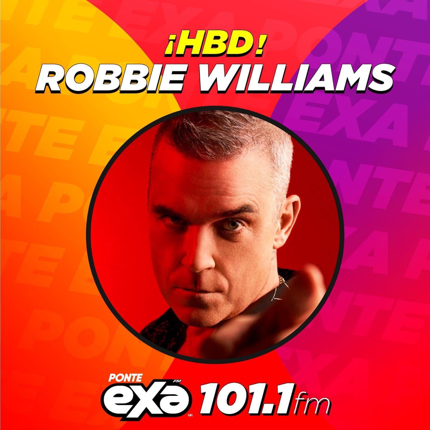 Happy Birthday Robbie Williams!   Hoy festejamos al cantante y compositor británico   