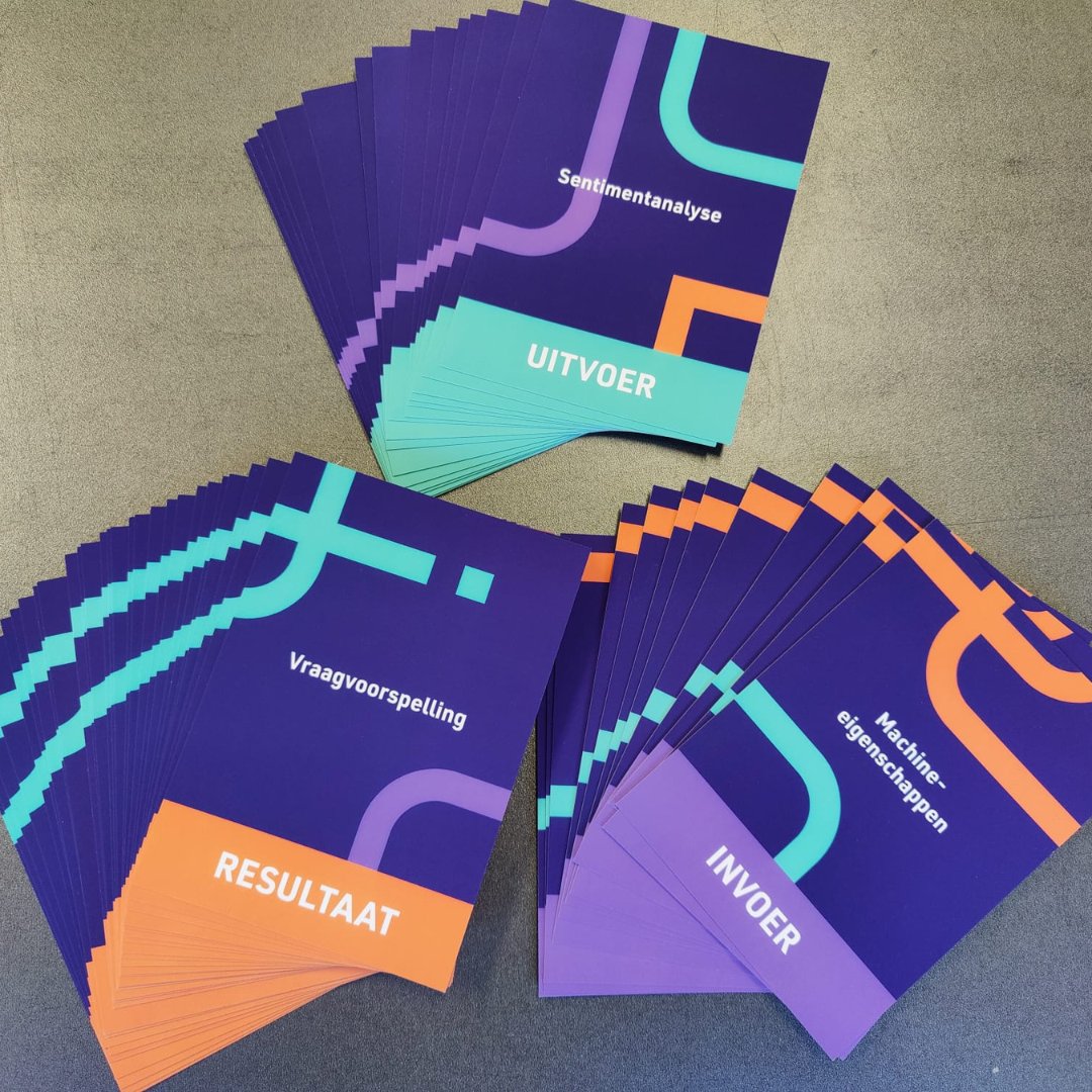 aibyexample's tweet image. Het was een geslaagde ideathon!🧠Aan de hand van kaarten🃏 en toepassingen gingen de deelnemers aan de slag. 👉 bit.ly/40UjpGr

Bekijk hier de verschillende toepassingen die AI by example heeft uitgewerkt? 👉 toepassingen.aibyexample.be

@HogeschoolPXL @uhasselt @VLAIO_be