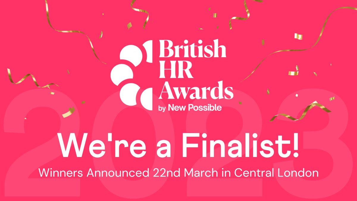 HappierAtWorkHQ's tweet photo. Happier at Work is a finalist in 2 awards with the @BritishHRAwards brought to you by New Possible.

⭐️ Coach of the Year

⭐️ Consultancy of the Year

Read more about it here: https://t.co/esrHDn8OeF

Roll on 22nd March in London!

#happieratwork #awardfinalist #britishhrawards https://t.co/vO7xMfDMSp