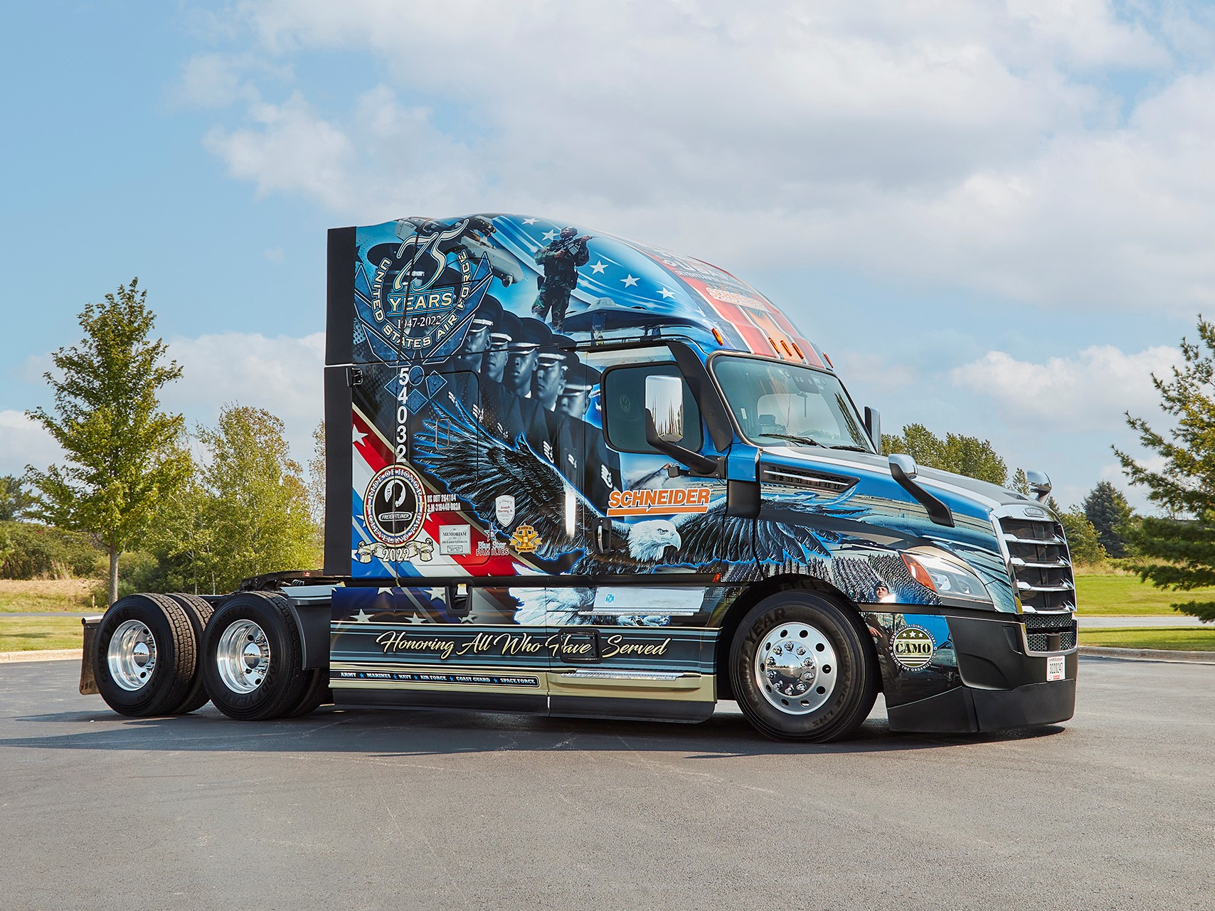 Get a close up view at Ride of Pride driver, Jeff Waggoner's truck