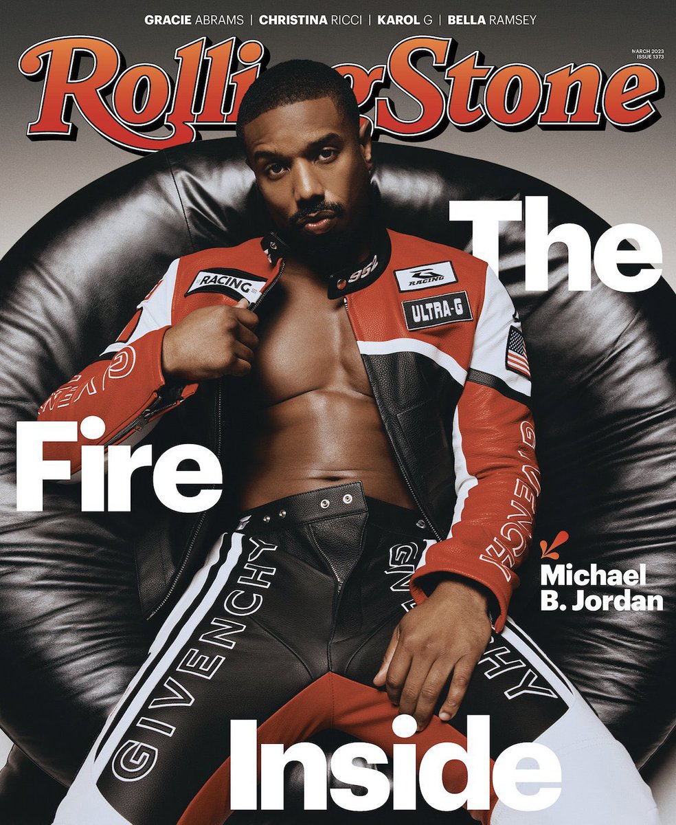 meilleurescenes's tweet photo. Michael B. Jordan en couverture du dernier numéro de Rolling Stone. https://t.co/0aRCqoW5Ym